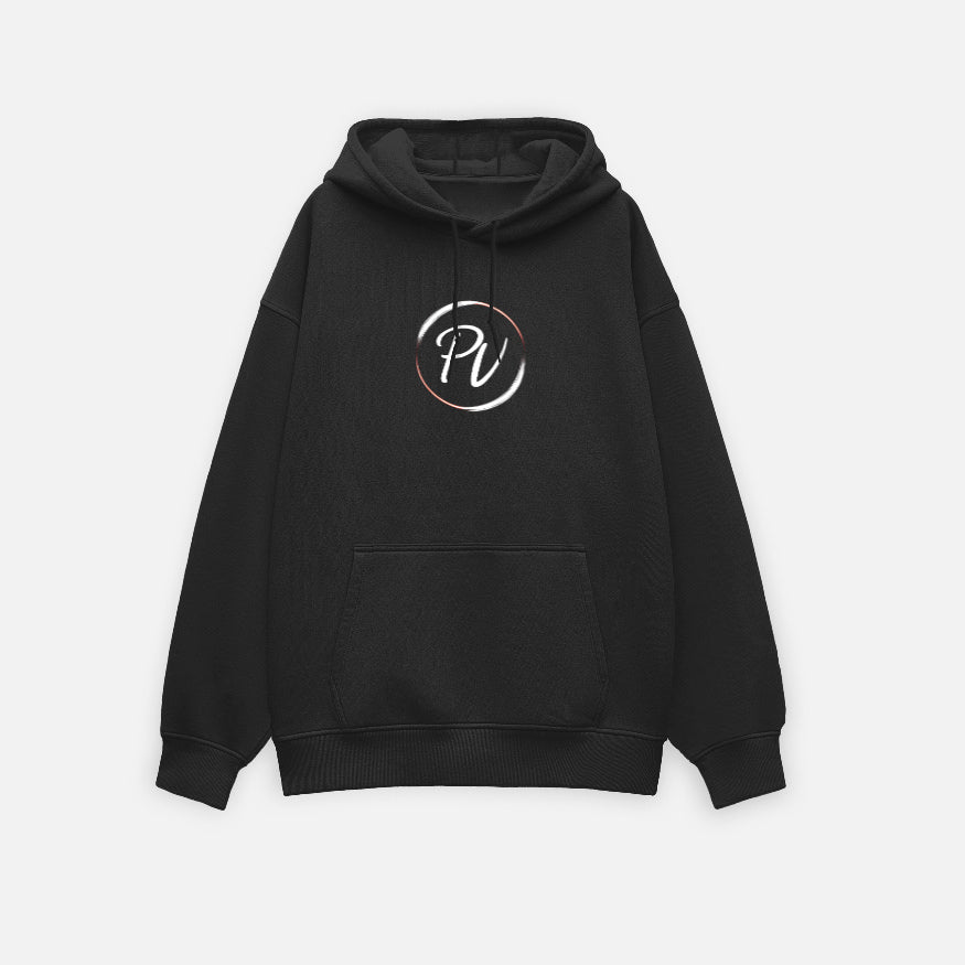 Premium Black Unisex Oversized Hoodie by PULVORA in Black