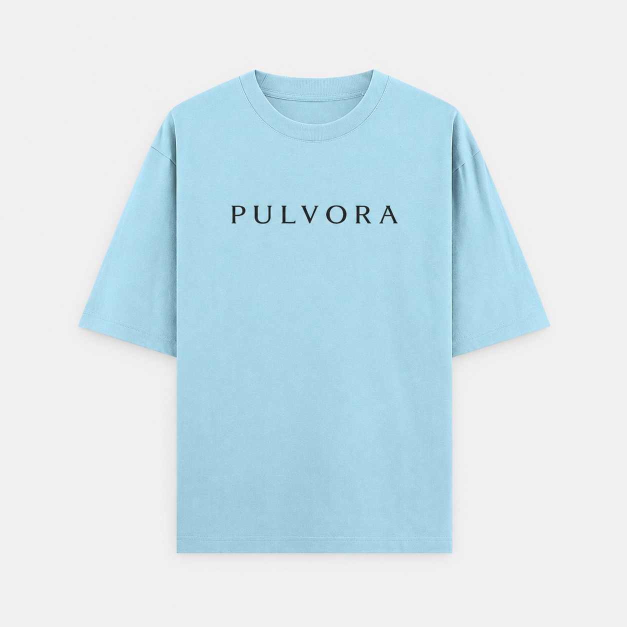 Premium Baby Blue Unisex Oversized Classic T-Shirt by PULVORA in Baby Blue