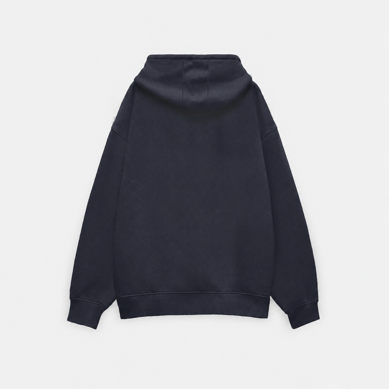 Premium Navy Blue Unisex Oversized Hoodie by PULVORA in Navy Blue