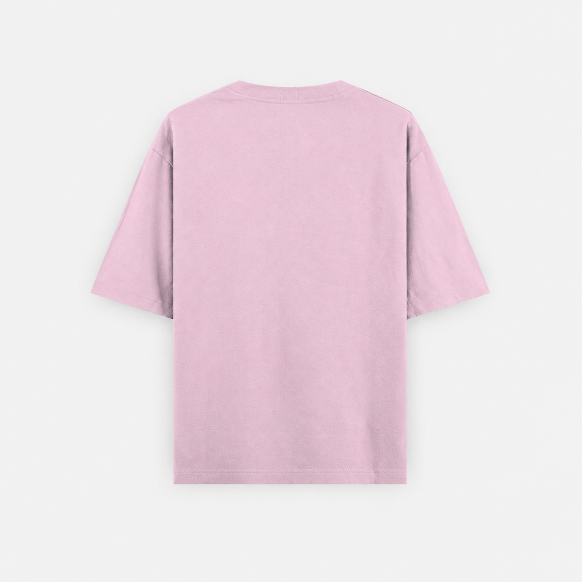 Casual Oversized T Shirt by PULVORA – Soft Blush in Baby Pink