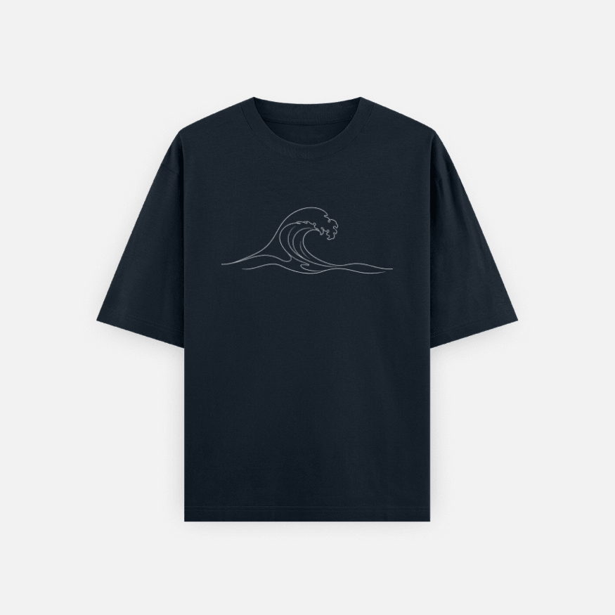 Unisex Oversized Classic TShirt front view