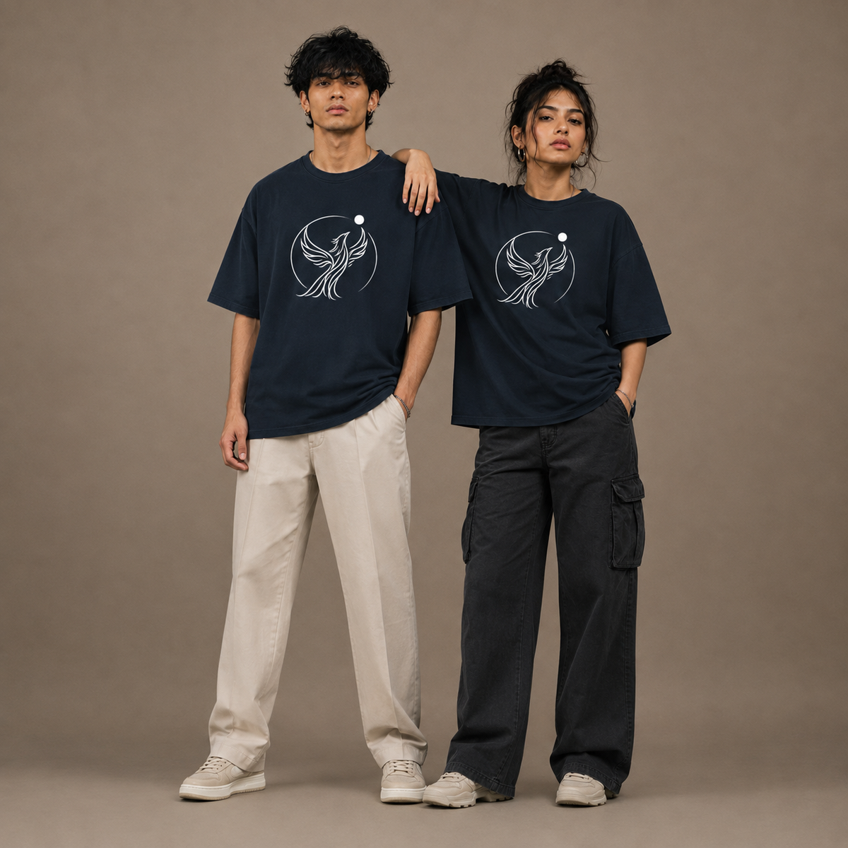 Unisex Oversized Cotton Shirt Casual Heavyweight T-Shirt