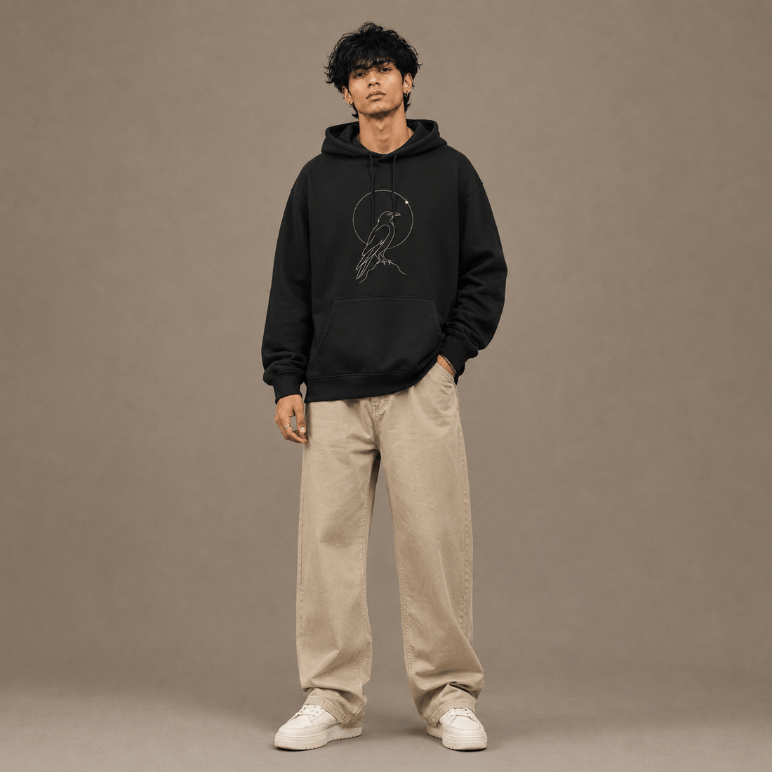 Unisex Oversized Hoodie Fashion front view