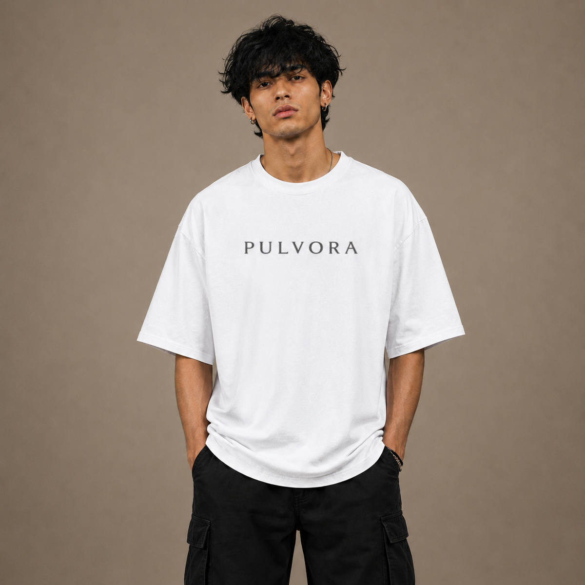 Premium White Unisex Oversized Classic T-Shirt by PULVORA in White