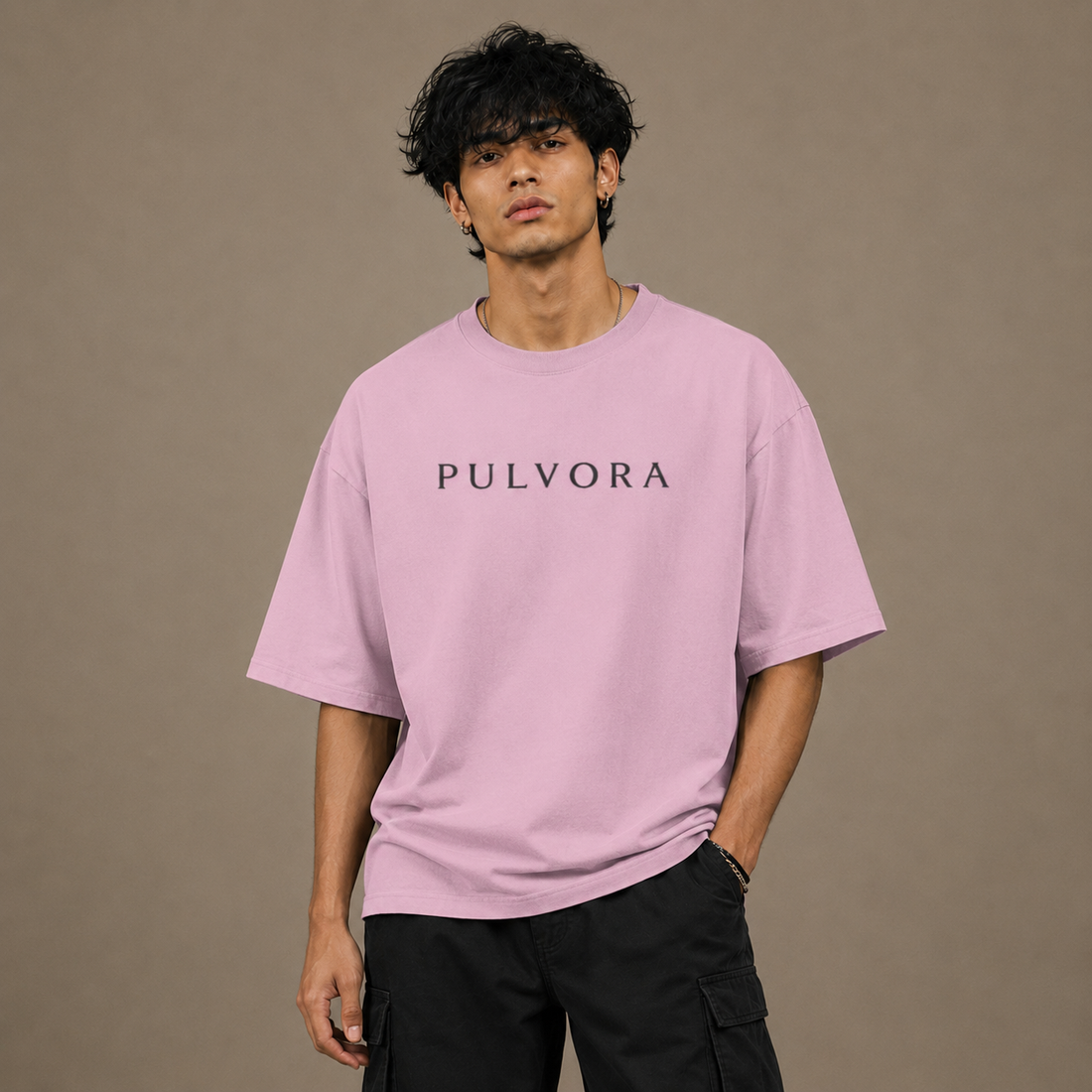 Premium Light Baby Pink Unisex Oversized Classic T-Shirt by PULVORA in Light Baby Pink