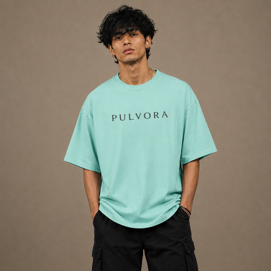 Premium Mint Unisex Oversized Classic T-Shirt by PULVORA in Mint