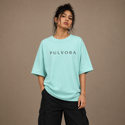 Premium Mint Unisex Oversized Classic T-Shirt by PULVORA in Mint