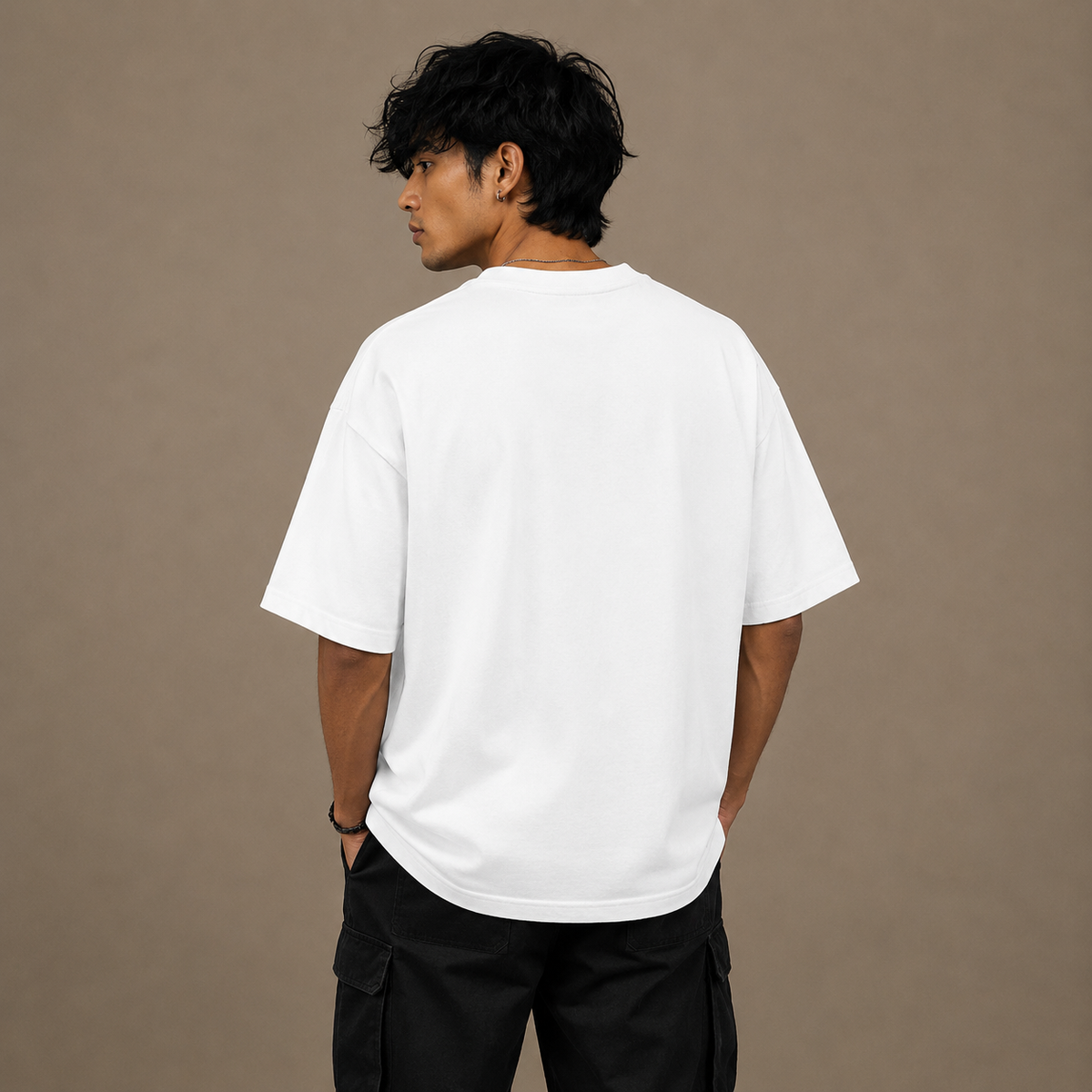 Premium White Unisex Oversized Classic T-Shirt by PULVORA in White