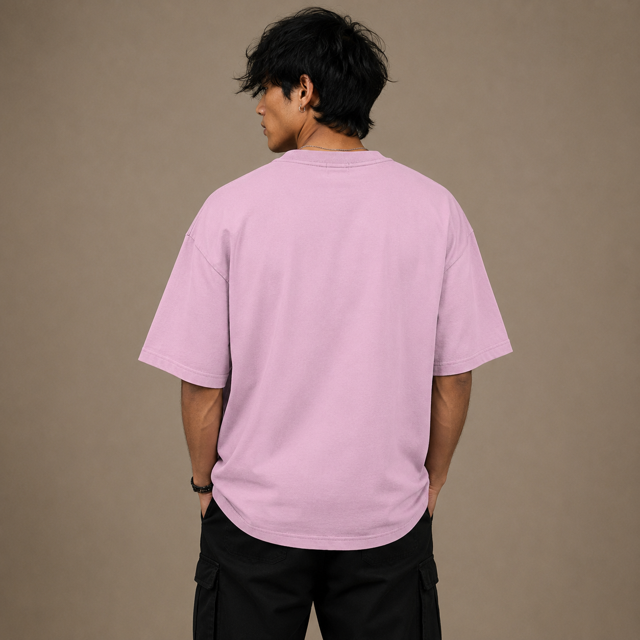 Premium Light Baby Pink Unisex Oversized Classic T-Shirt by PULVORA in Light Baby Pink