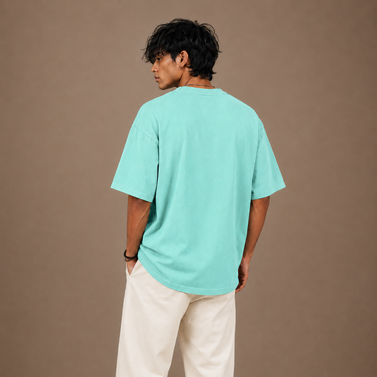 Streetwear Oversized T Shirt by PULVORA – Mint Moment in Mint