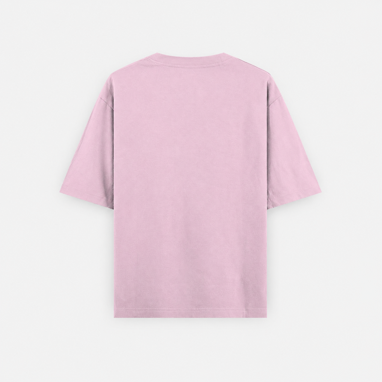 Casual Oversized T Shirt by PULVORA – Soft Blush in Baby Pink