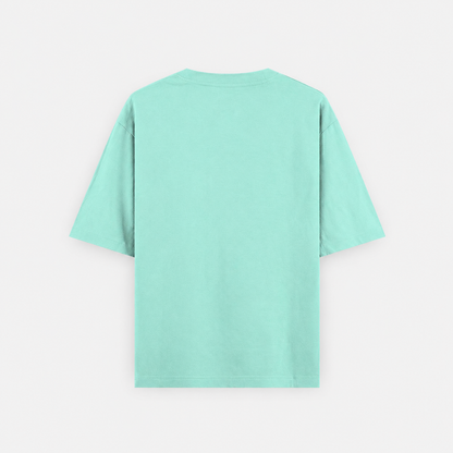 Streetwear Oversized T Shirt by PULVORA – Mint Moment in Mint