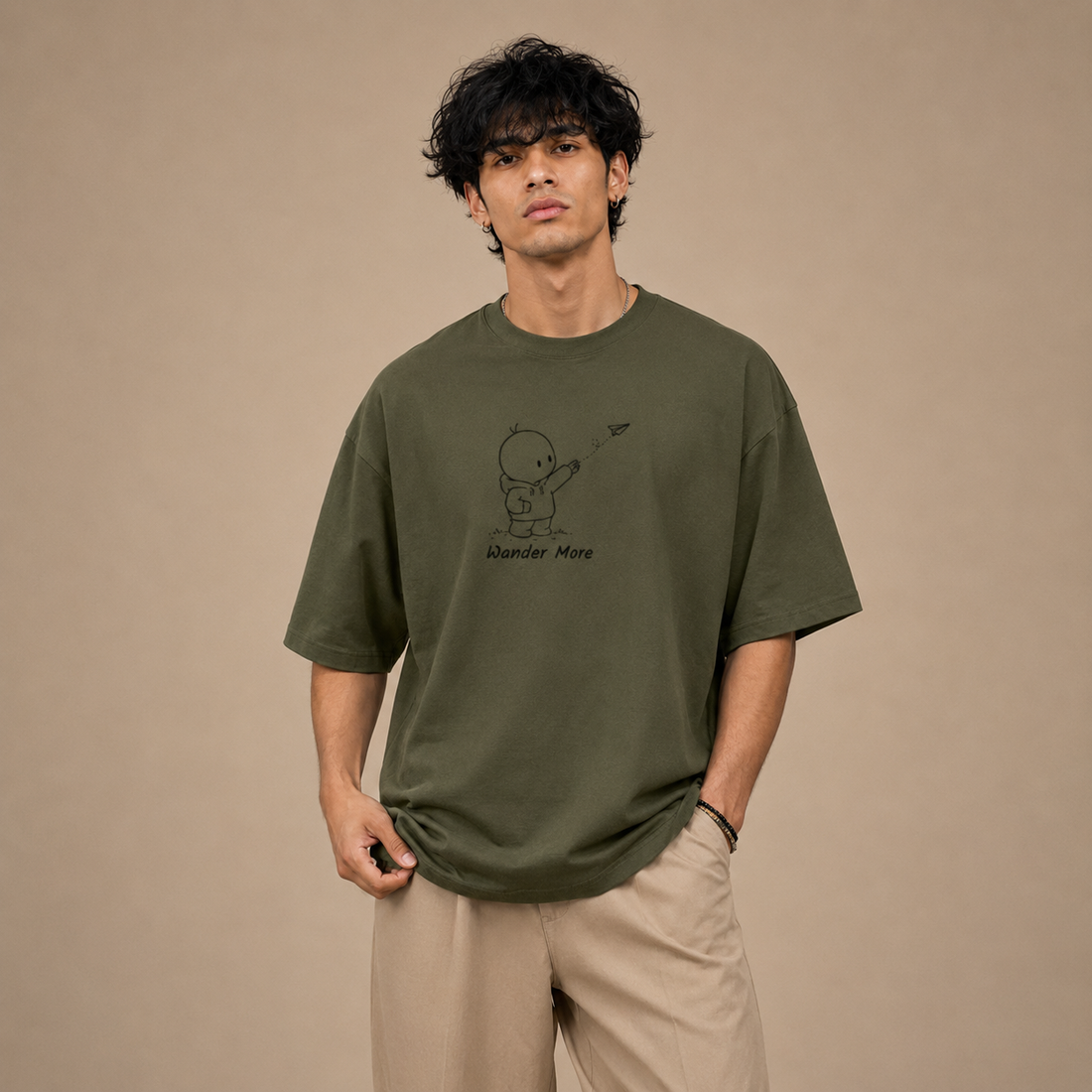 Premium Oversized by PULVORA – Olive Still in Olive Green