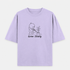 Luxury Oversized Cotton Shirt by PULVORA – Lilac Whisper in Lavender